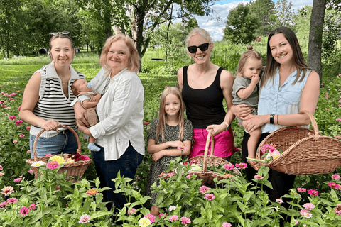A Summer Day at First Roots Farm: Wandering the Flower Fields with Kids