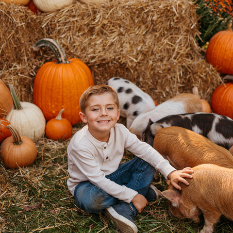 Piglets & Pumpkins Micro Mini Photo Sessions | October 19th, 2025 with Blankslate Photography