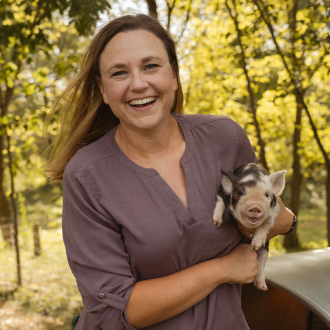 Janell Vera owner of First Roots Farm in Oconomowoc, WI 
