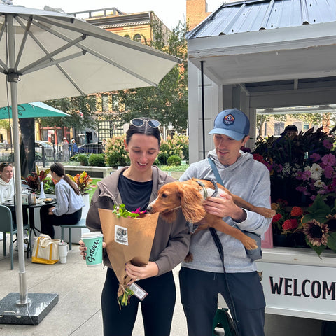 First Roots Farm Flower Bar at Goddess and the Baker
