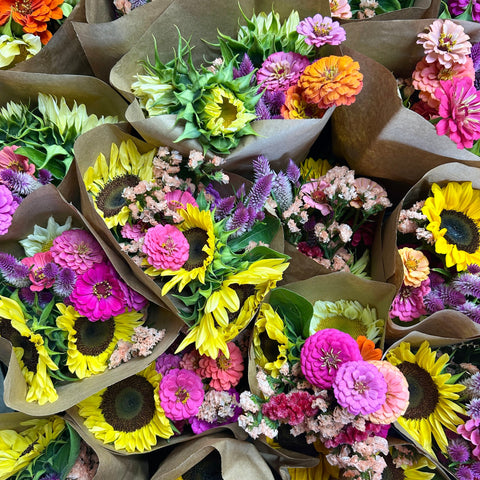 Flower CSA Bouquets from First Roots Farm