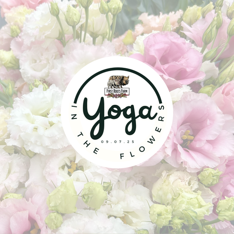 First Roots Farm in Oconomowoc, WI, provides a peaceful flower farm setting for Yoga in the Flowers. Conveniently near Hartland, Delafield, Pewaukee, Waukesha, and Brookfield, our farm offers a serene, nature-filled space for outdoor yoga, meditation, and relaxation.