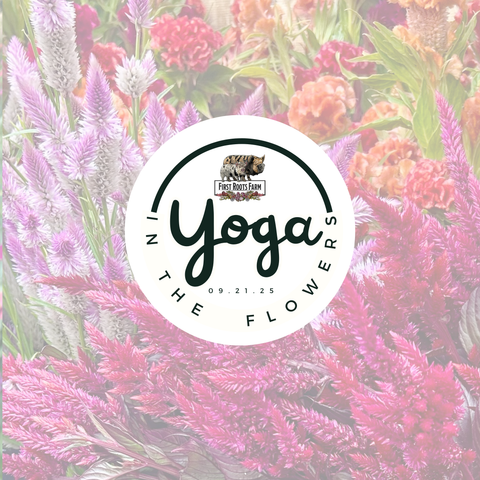 First Roots Farm in Oconomowoc, WI, provides a peaceful flower farm setting for Yoga in the Flowers. Conveniently near Hartland, Delafield, Pewaukee, Waukesha, and Brookfield, our farm offers a serene, nature-filled space for outdoor yoga, meditation, and relaxation.