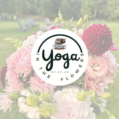 First Roots Farm in Oconomowoc, WI, provides a peaceful flower farm setting for Yoga in the Flowers. Conveniently near Hartland, Delafield, Pewaukee, Waukesha, and Brookfield, our farm offers a serene, nature-filled space for outdoor yoga, meditation, and relaxation.