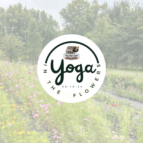 First Roots Farm in Oconomowoc, WI, provides a peaceful flower farm setting for Yoga in the Flowers. Conveniently near Hartland, Delafield, Pewaukee, Waukesha, and Brookfield, our farm offers a serene, nature-filled space for outdoor yoga, meditation, and relaxation.