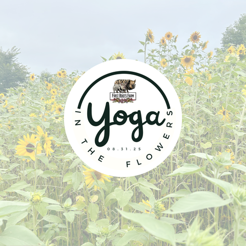 First Roots Farm in Oconomowoc, WI, provides a peaceful flower farm setting for Yoga in the Flowers. Conveniently near Hartland, Delafield, Pewaukee, Waukesha, and Brookfield, our farm offers a serene, nature-filled space for outdoor yoga, meditation, and relaxation.