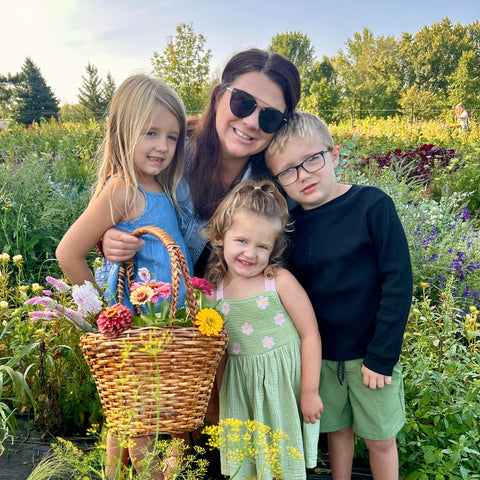Outdoor summer activity for kids at First Roots Farm near Milwaukee WI